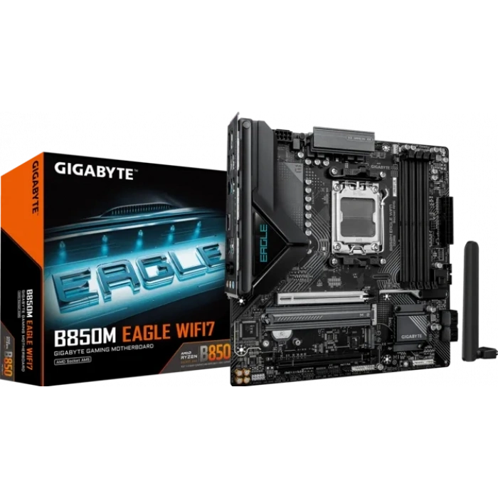 GIGABYTE B850M EAGLE WIFI7 DDR5 HDMI-DP TYPEC PCIE 5.0 AM5 mATX