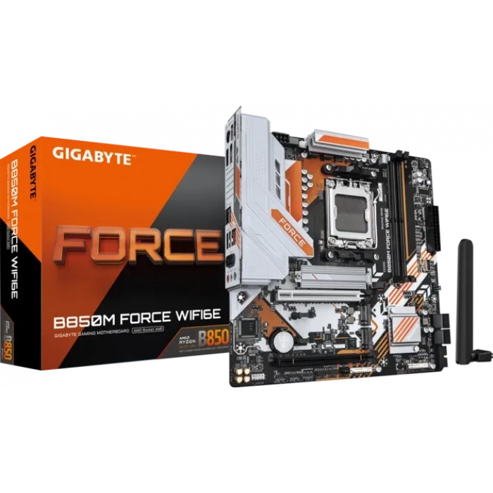 GIGABYTE B850M FORCE WIFI6E DDR5 HDMI-DP TYPEC PCIE 5.0 AM5 mATX
