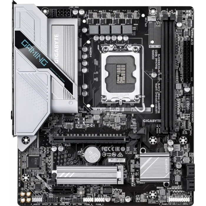 GIGABYTE H810M GAMING WIIFI6 HDMI-DP PCIE 4.0 1851p mATX