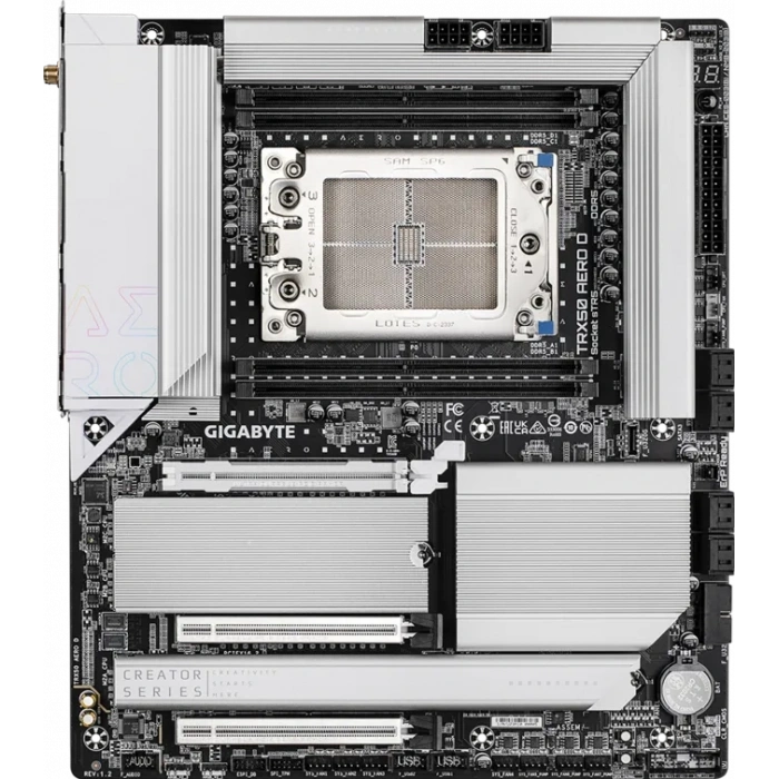 GIGABYTE TRX50 AERO DDR5 ECC RDIMM WIFI7 PCIE 5.0 sTR5 EATX