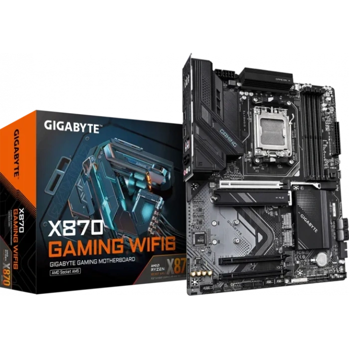 GIGABYTE X870 GAMING WIFI6 HDMDP TYPEC PCIE 5.0 AM5 ATX