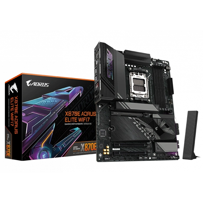 GIGABYTE X870E AORUS ELITE WIFI7 DDR5 HDMI TYPE-C PCIE 5.0 AM5 ATX