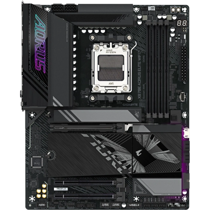 GIGABYTE X870E AORUS ELITE WIFI7 DDR5 HDMI TYPE-C PCIE 5.0 AM5 ATX