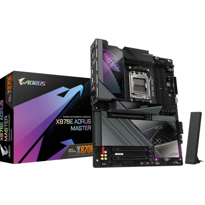 GIGABYTE X870E AORUS MASTER WIFI7 DDR5 HDMI-DP TYPEC PCIE 5.0 AM5 ATX