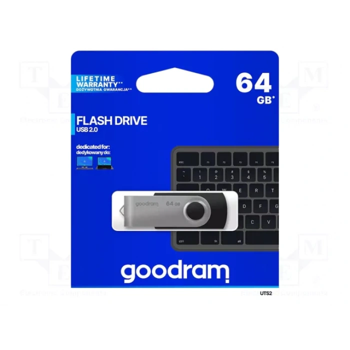 GOODRAM 64GB UTS2 UTS2-0640K0R11 Usb 2.0 Bellek