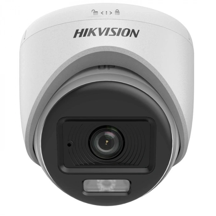 HIKVISION 5MP Dome 2.8mm ColorVu Analog Kamera Akıllı Hibrit Işıklı DS-2CE70KF0T-LPFS