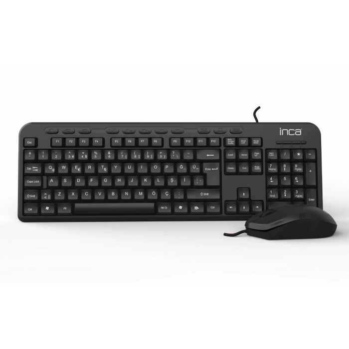 INCA IMK-375T Kablolu USB Q Trk Siyah Klavye - Mouse Set