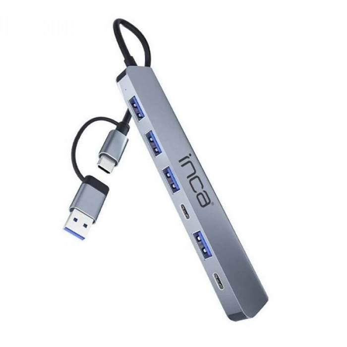 INCA IUTP-7 5port TYPEC-USB 3.0 USB Çoklayıcı Hub 100W
