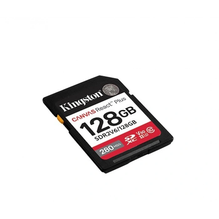 KINGSTON 128GB SDXC SD Kart React+ SDR2V6/128GB