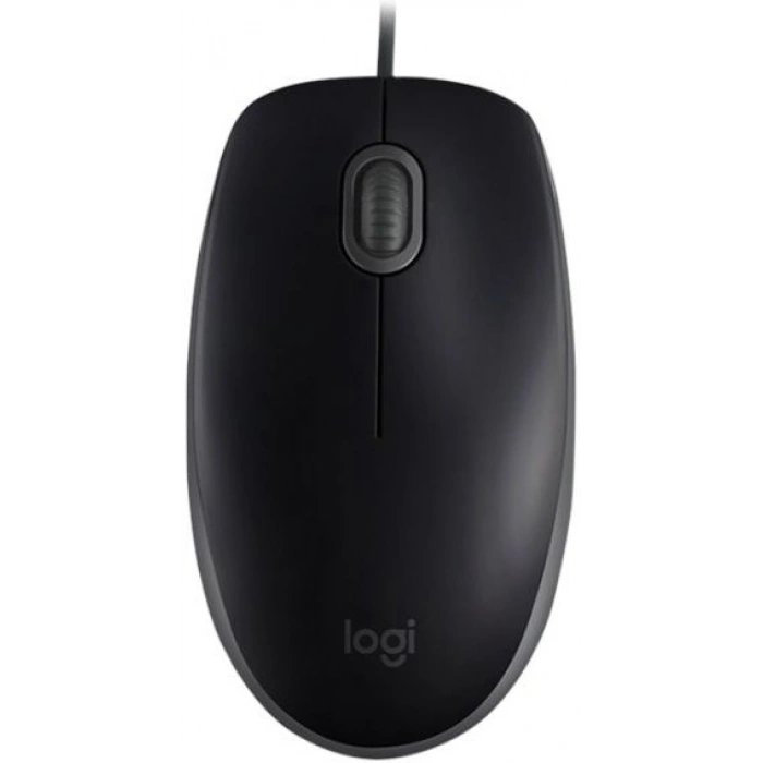 LOGITECH B110 Kablolu USB Sessiz Siyah Mouse (910-005508)