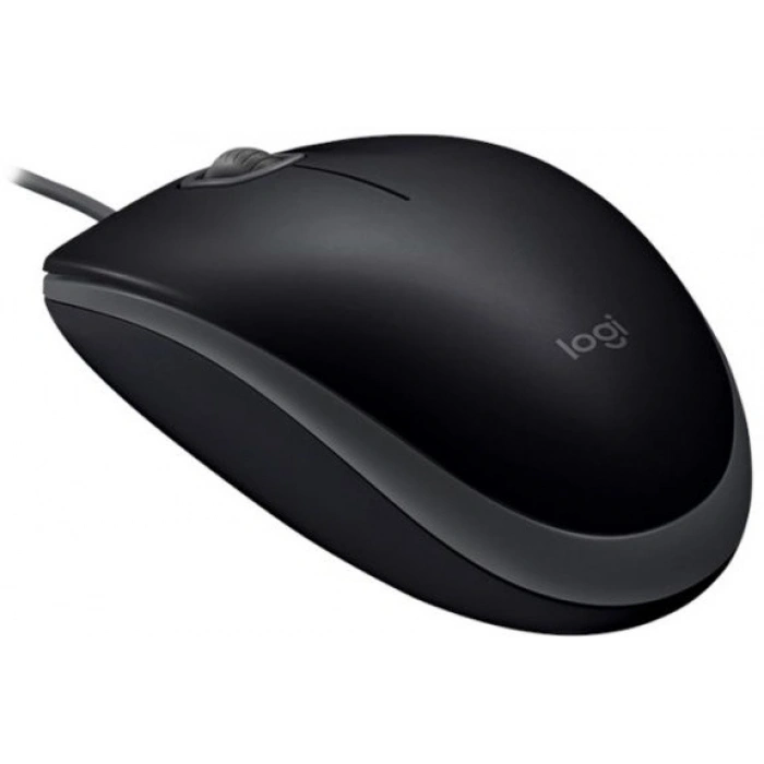 LOGITECH B110 Kablolu USB Sessiz Siyah Mouse (910-005508)