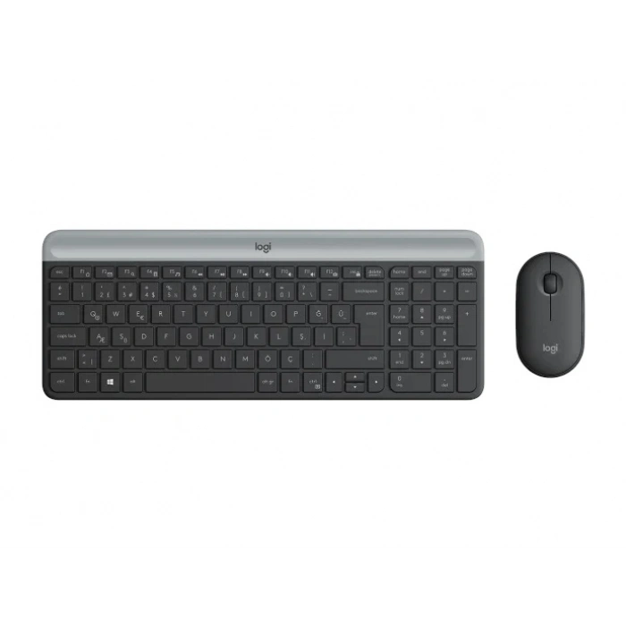 LOGITECH MK470 Kablosuz Q Trk Siyah Klavye - Mouse Set (920-009435)