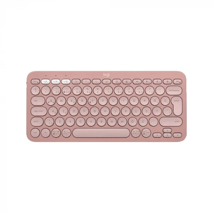LOGITECH Pebble Keys 2 K380s Bluetooth Q Trk Rose Klavye (920-011861)