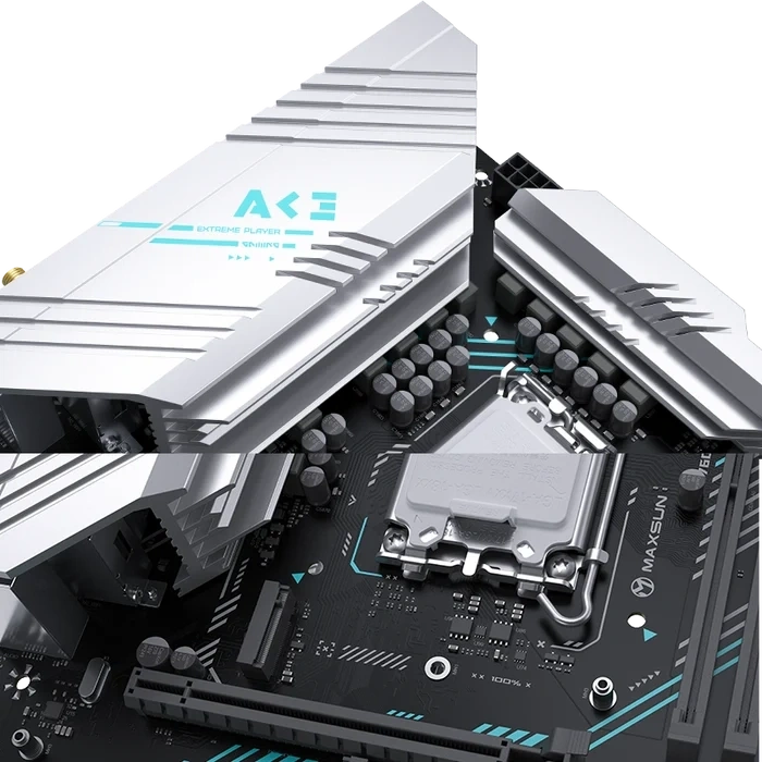 MAXUN B760M GAMING WIFI6E ACE DDR5 HDMI PCIE 4.0 1700p mATX
