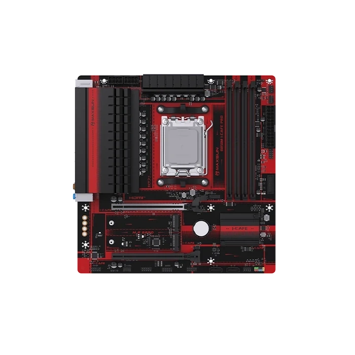 MAXUN B850M-M I-CAFE PRO DDR5 HDMI-DP PCIE 5.0 AM5 mATX