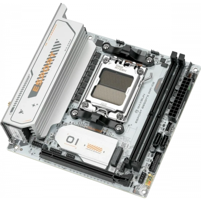 MAXUN eSport B650ITX WIFI ICE DDR5 HDMI-DP PCIE 4.0 AM5 mITX