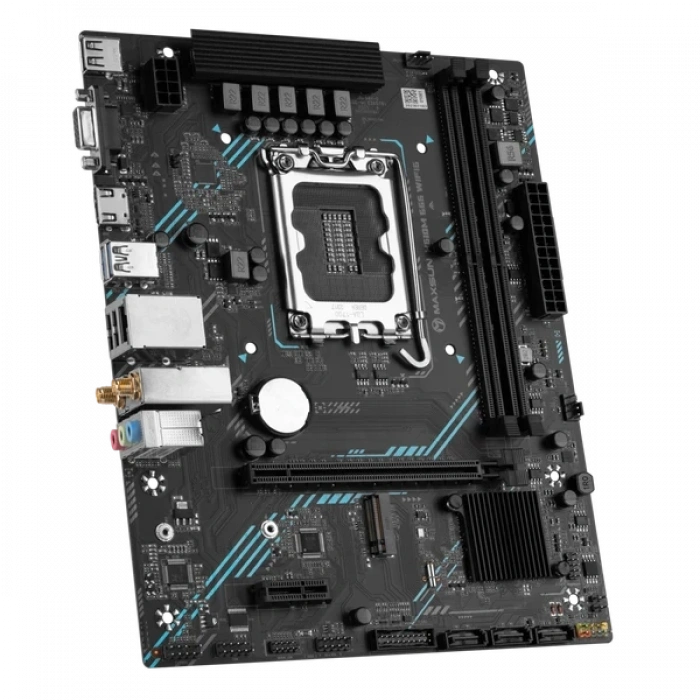 MAXUN H610M WIFI6 ARGB HDMI PCIE 4.0 1700p mATX