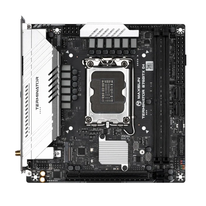 MAXUN TERMINATOR B760ITX D4 WIFI DDR4 HDMI-DP PCIE 4.0 1700p mITX