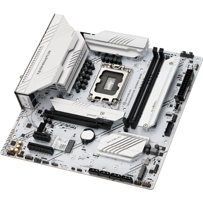 MAXUN TERMINATOR B760M GKD5 ICE DDR5 HDMI-DP PCIE 4.0 1700p mATX BEYAZ