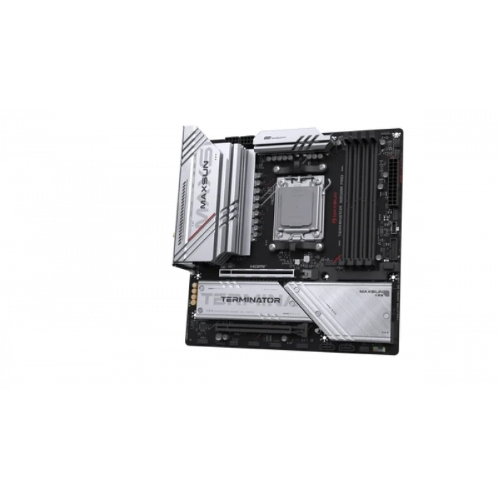 MAXUN TERMINATOR B850M PRO WIFI6E DDR5 HDMI-DP TYPEC PCIE 5.0 AM5 mATX
