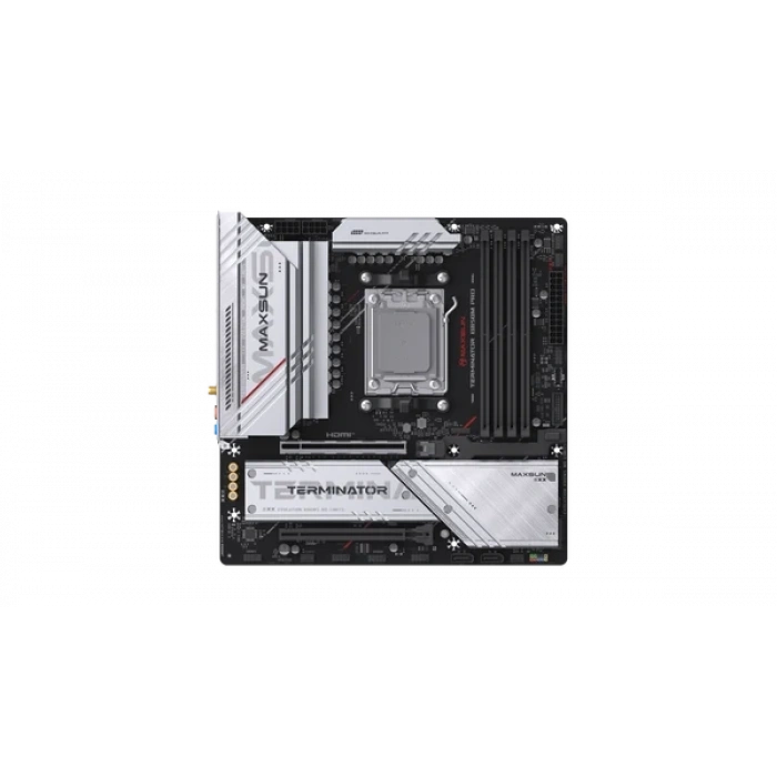 MAXUN TERMINATOR B850M PRO WIFI6E DDR5 HDMI-DP TYPEC PCIE 5.0 AM5 mATX