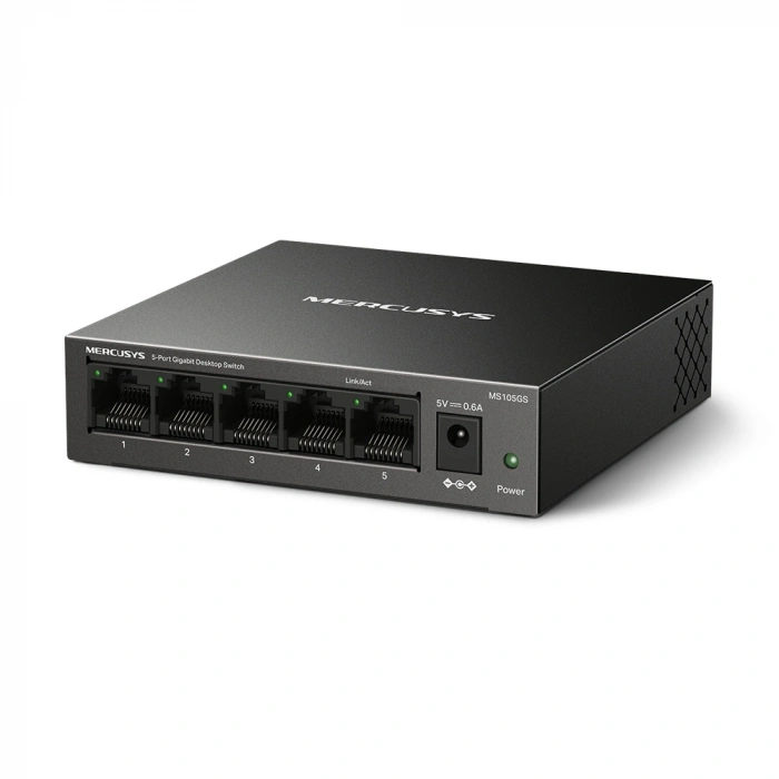 MERCUSY 5port Gigabit Yönetilemez Switch MS105GS