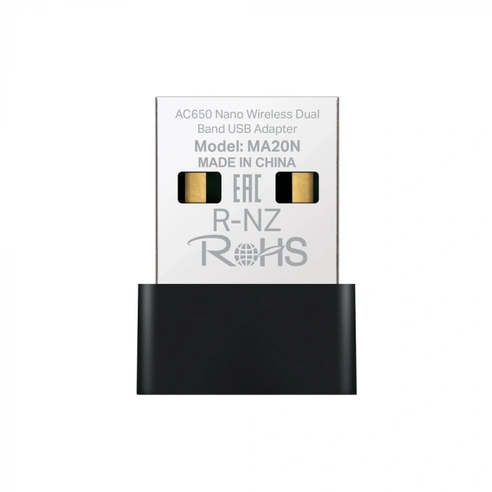 MERCUSYS MA20N WIFI5 AC650 Nano Usb Kablosuz Ağ Adaptörü