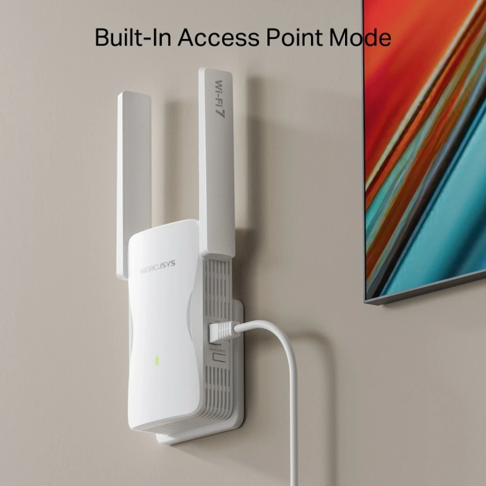 MERCUSYS ME25B BE3600 WIFI7 Menzil Genişletici Priz Tip