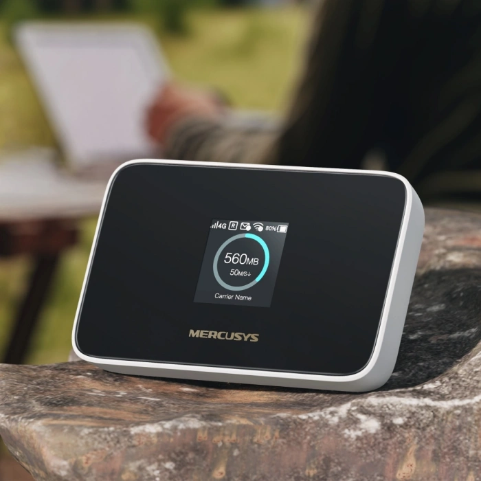 MERCUSYS MT115 4G LTE Wıfı6 AX300 Taşınabilir Router Bataryalı