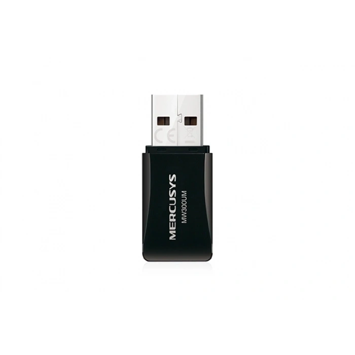 MERCUSYS MW300UM WIFI4 N300 Usb Kablosuz Ağ Adaprtörü