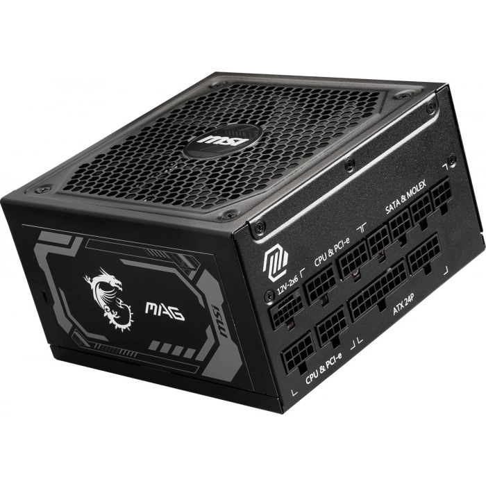 MSI 1000w 80+ Gold MAG A1000GL PCIE5 II Tam Modüler Power Supply