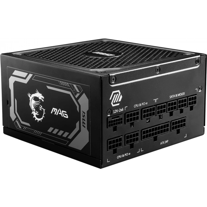 MSI 1000w 80+ Gold MAG A1000GL PCIE5 II Tam Modüler Power Supply