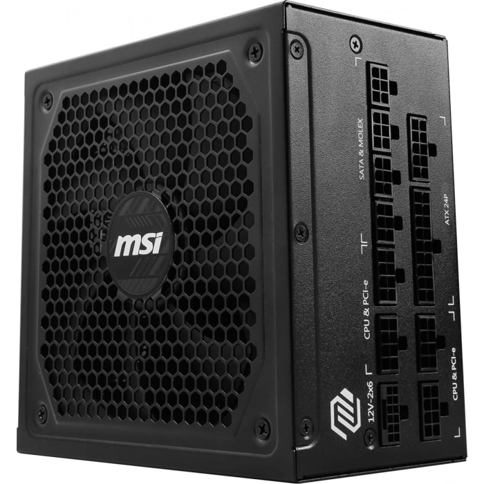 MSI 1000w 80+ Gold MAG A1000GL PCIE5 II Tam Modüler Power Supply