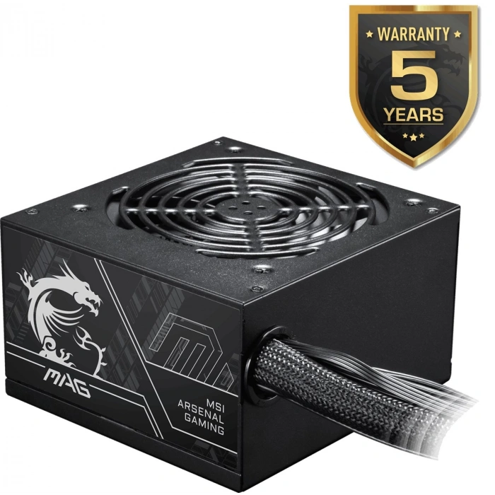 MSI 750w 80+ Bronze MAG A750BN PCIE5 II Power Supply