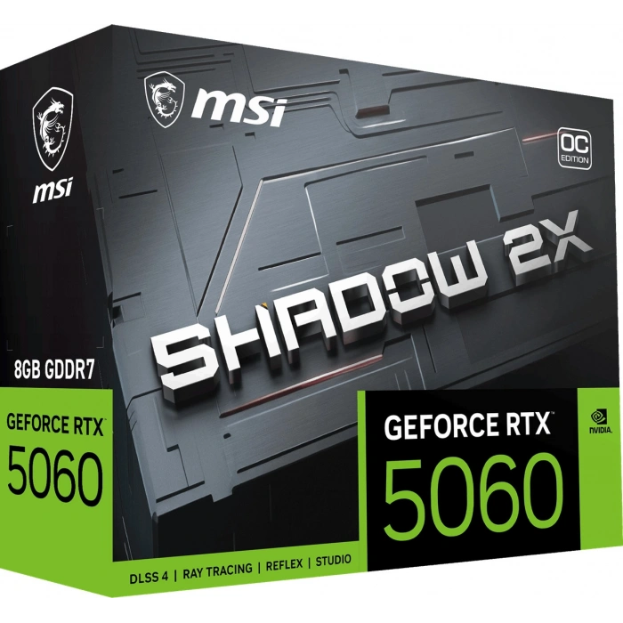 MSI 8GB RTX5060 8G SHADOW 2X OC MAX GDDR7 128bit HDMI-DP PCIE 5.0