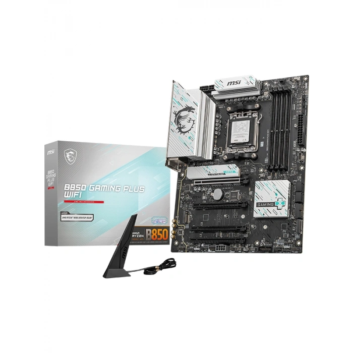 MSI B850 GAMING PLUS WIFI6E DDR5 HDMI-DP TYPEC PCIE 5.0 AM5 ATX
