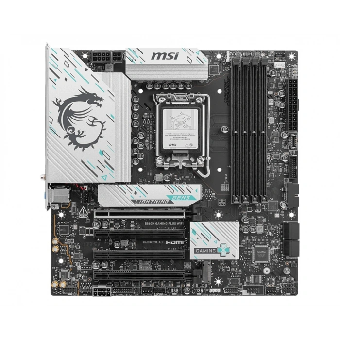 MSI B860M GAMING PLUS WIFI7 DDR5 HDMI-DP TYPEC PCIE 5.0 1851p mATX