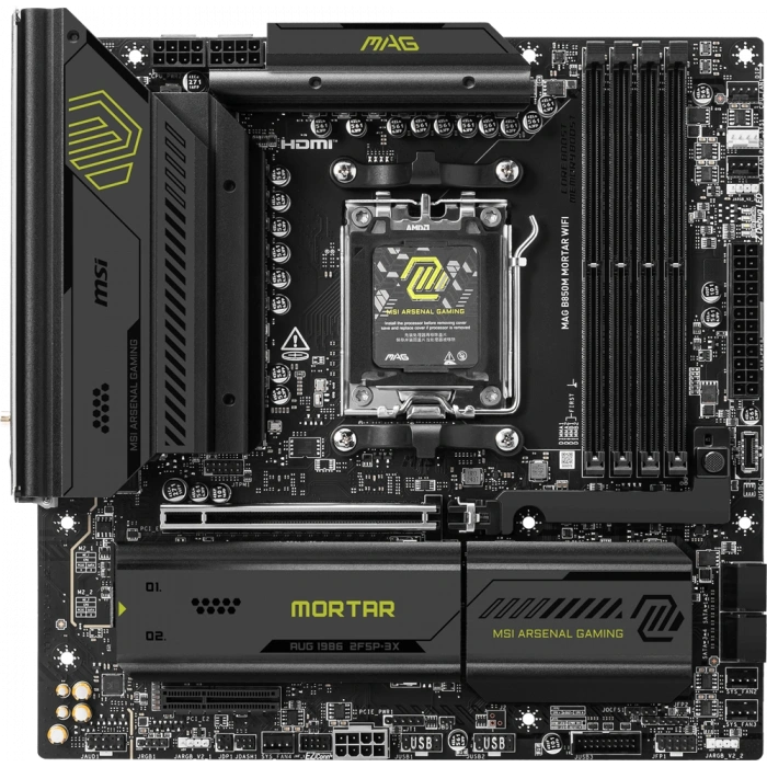 MSI MAG B850M MORTAR WIFI7 DDR5 HDMI-DP PCIE 5.0 AM5 mATX