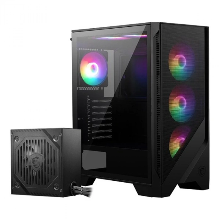 MSI MAG FORCE 120A 650W 80+ BRONZE Gaming Mid-Tower PC Kasası