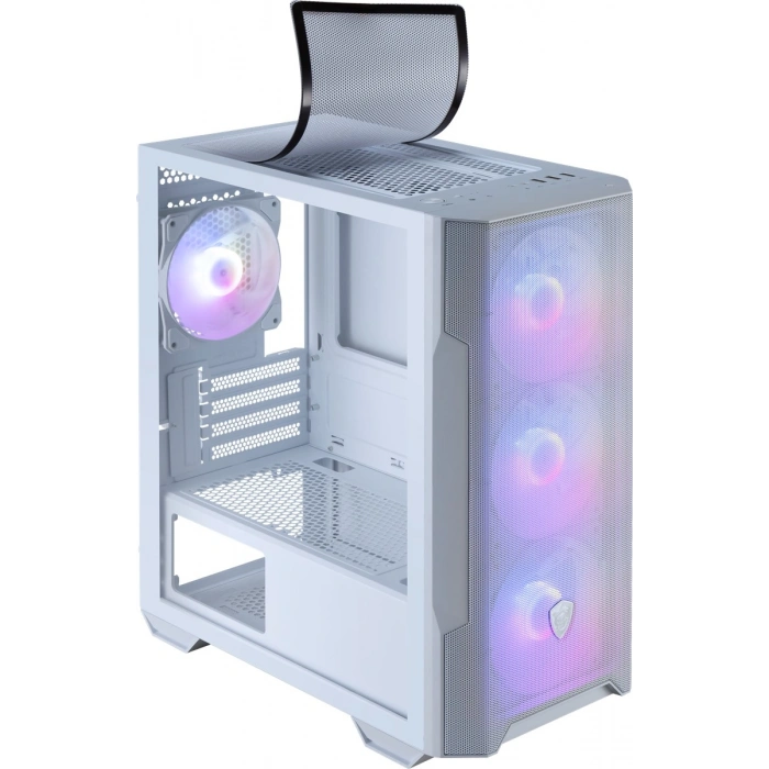 MSI MAG FORGE M100R WHITE Gaming Micro-Tower PC Kasası Beyaz