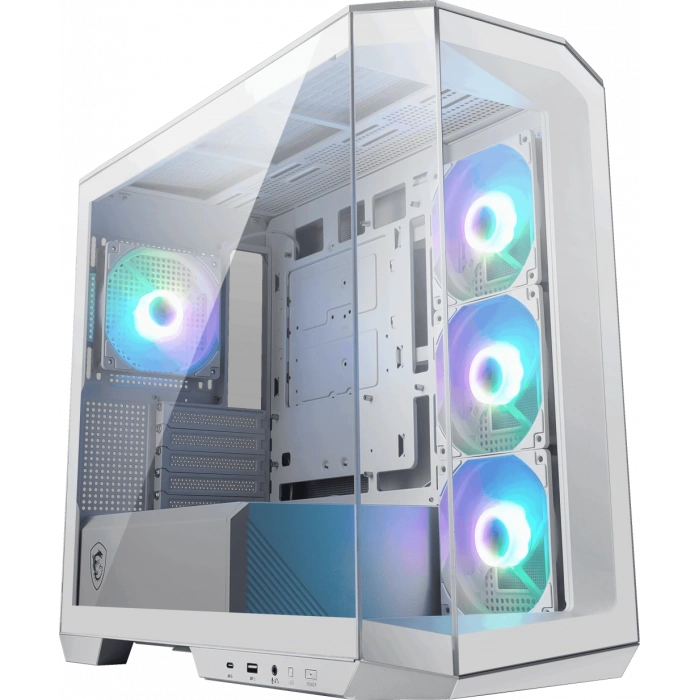 MSI MAG PANO M100R PZ WHITE Gaming Mid-Tower PC Kasası Beyaz