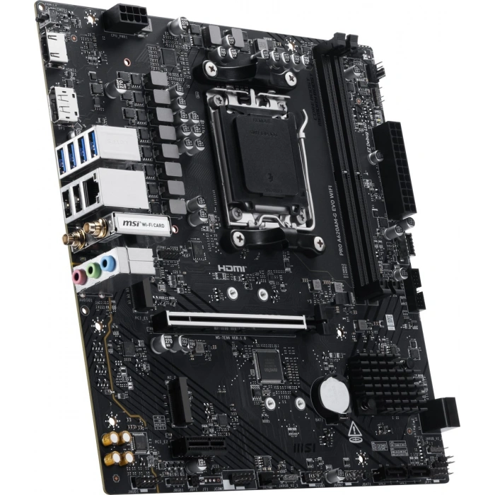 MSI PRO A620AM-G EVO WIFI6E DDR5 HDMI-DP PCIE 4.0 AM5 mATX