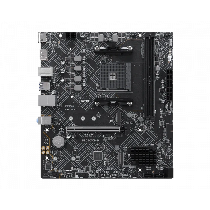 MSI PRO B550M-B DDR4 HDMI-DP PCIE 4.0 AM4 mATX