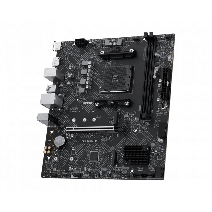 MSI PRO B550M-B DDR4 HDMI-DP PCIE 4.0 AM4 mATX