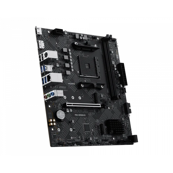 MSI PRO B550M-B DDR4 HDMI-DP PCIE 4.0 AM4 mATX