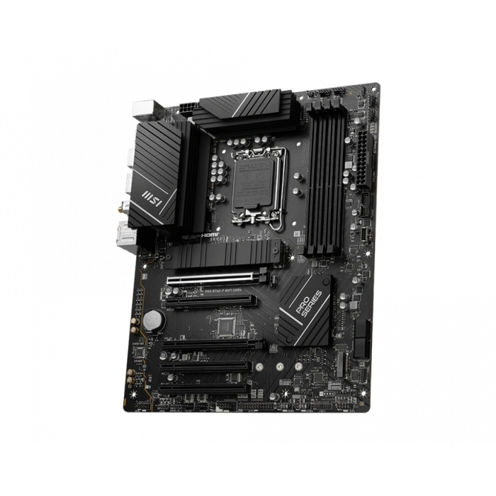 MSI PRO B760-P WIFI6E DDR4 HDMI-DP TYPEC PCIE 4.0 1700p ATX