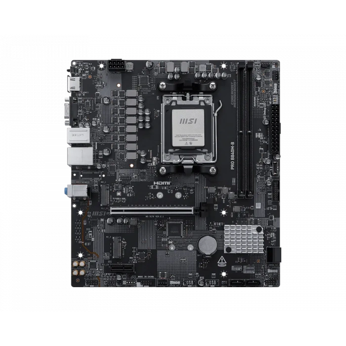 MSI PRO B840M-B DDR5 HDMI-VGA PCIE 4.0 AM5 mATX