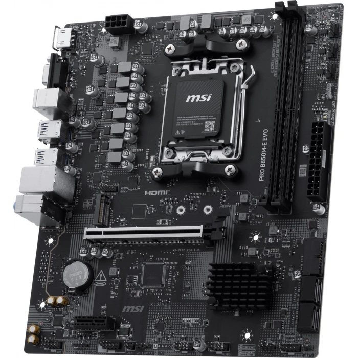 MSI PRO B850M-E EVO DDR5 HDMI-DP PCIE 5.0 AM5 mATX