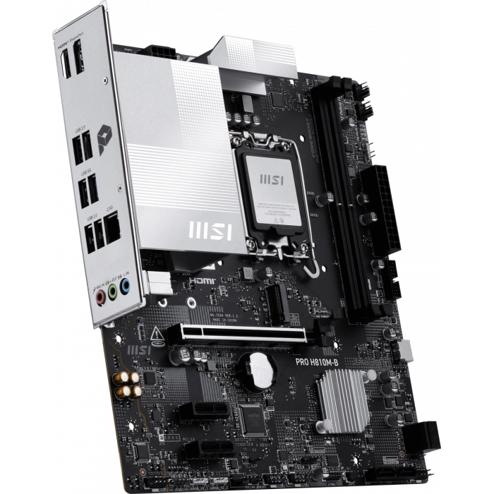 MSI PRO H810M-B DDR5 HDMI-DP PCIE 4.0 1851p mATX
