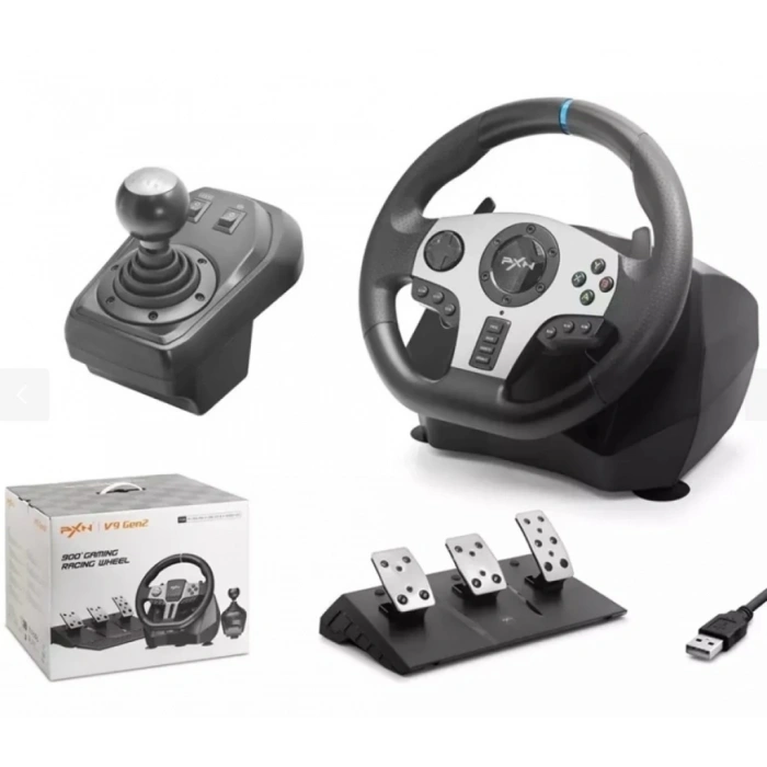 Nodar Nd703 Pxn V9 Direksiyon Seti Ps4/Ps3/Pc Siyah